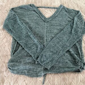 Daytrip Textured Green Sweater